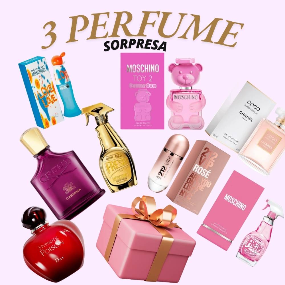 3 Perfume Mujer Femenino
