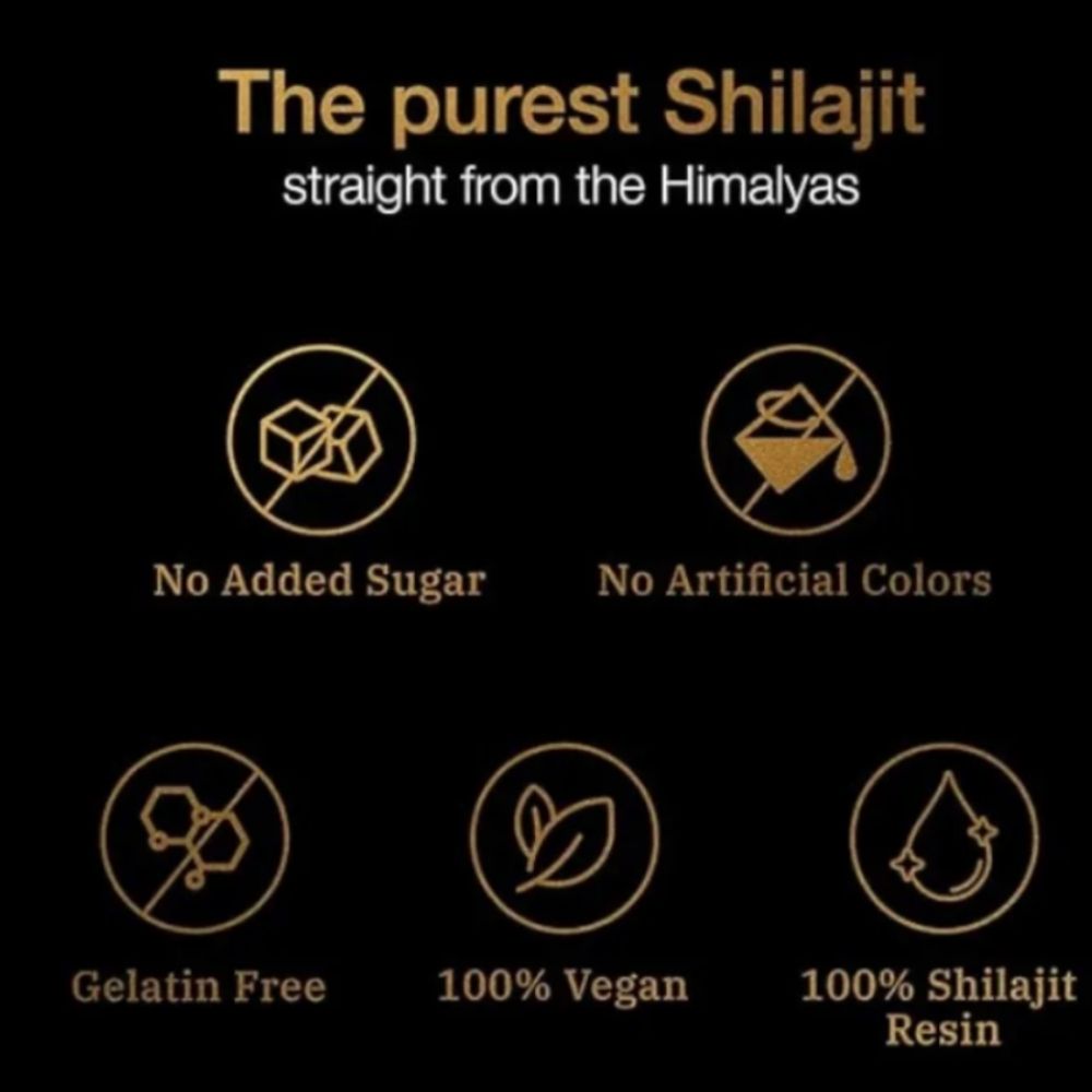 Suplemento Shilajit Gomas 60 Pcs 3000mg - Imagen 4