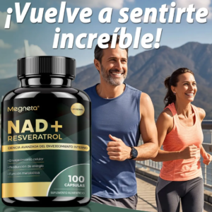 Suplemento Megneta Nad Resveratrol Negro